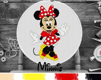 Minnie Mouse Stitch Etsy