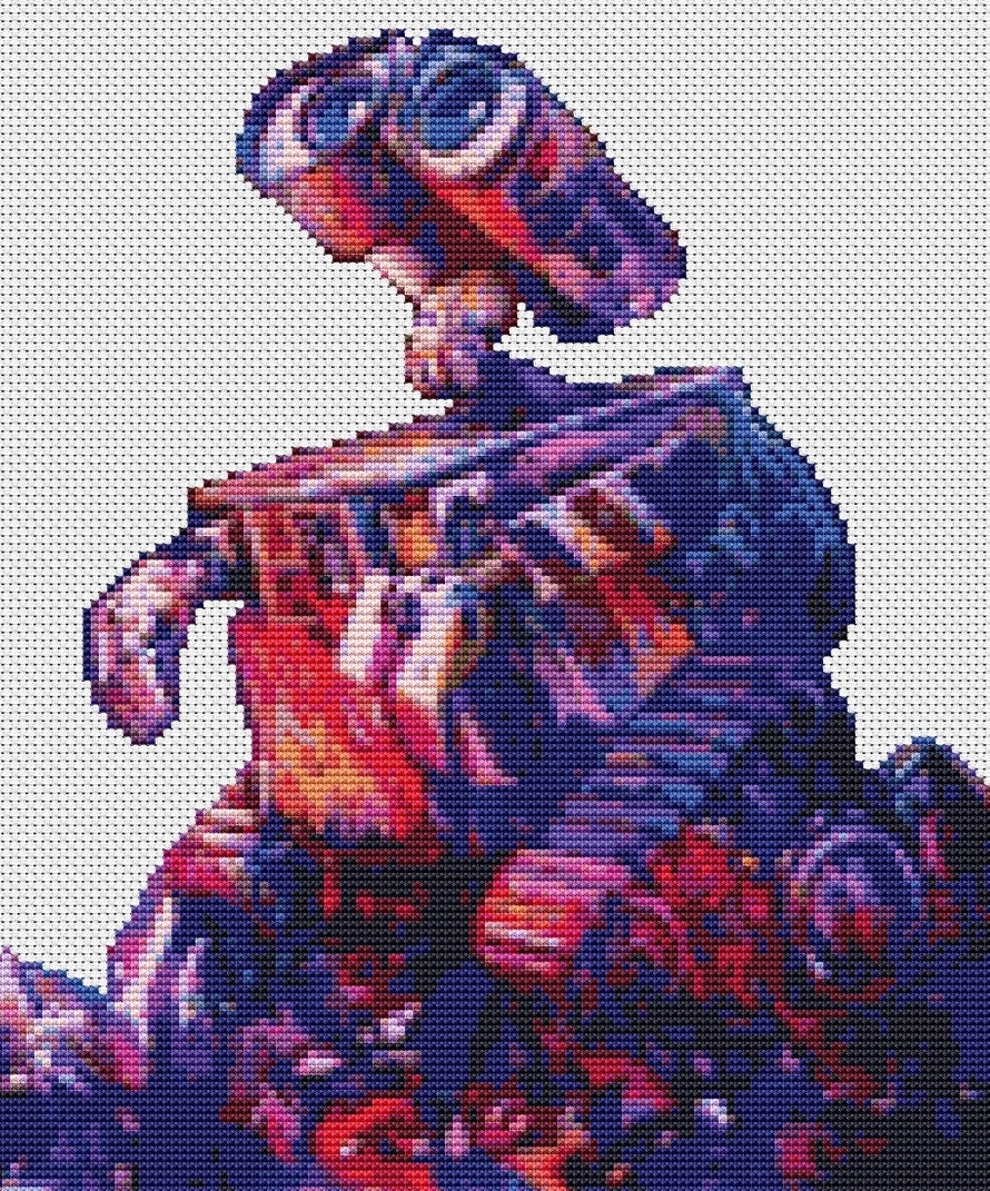DREAMING WALLE Cross Stitch Pattern Embroidery Chart Decor Etsy