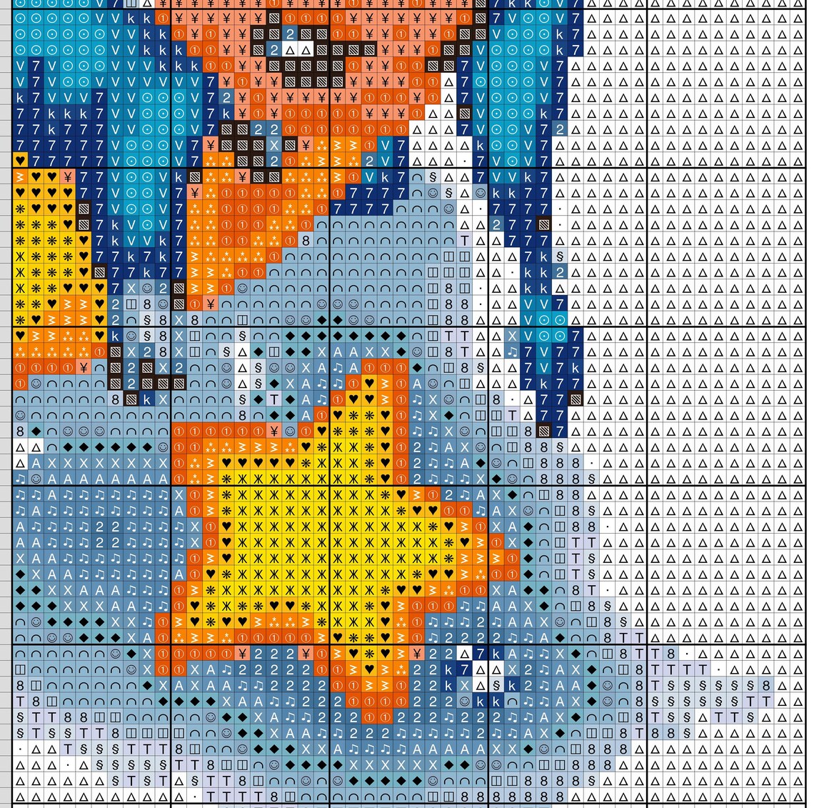 Baby MICKEY MOUSE Cross Stitch Pattern PDF Embroidery Chart Etsy