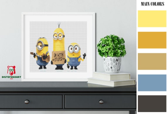 Minion Cross Stitch Charts