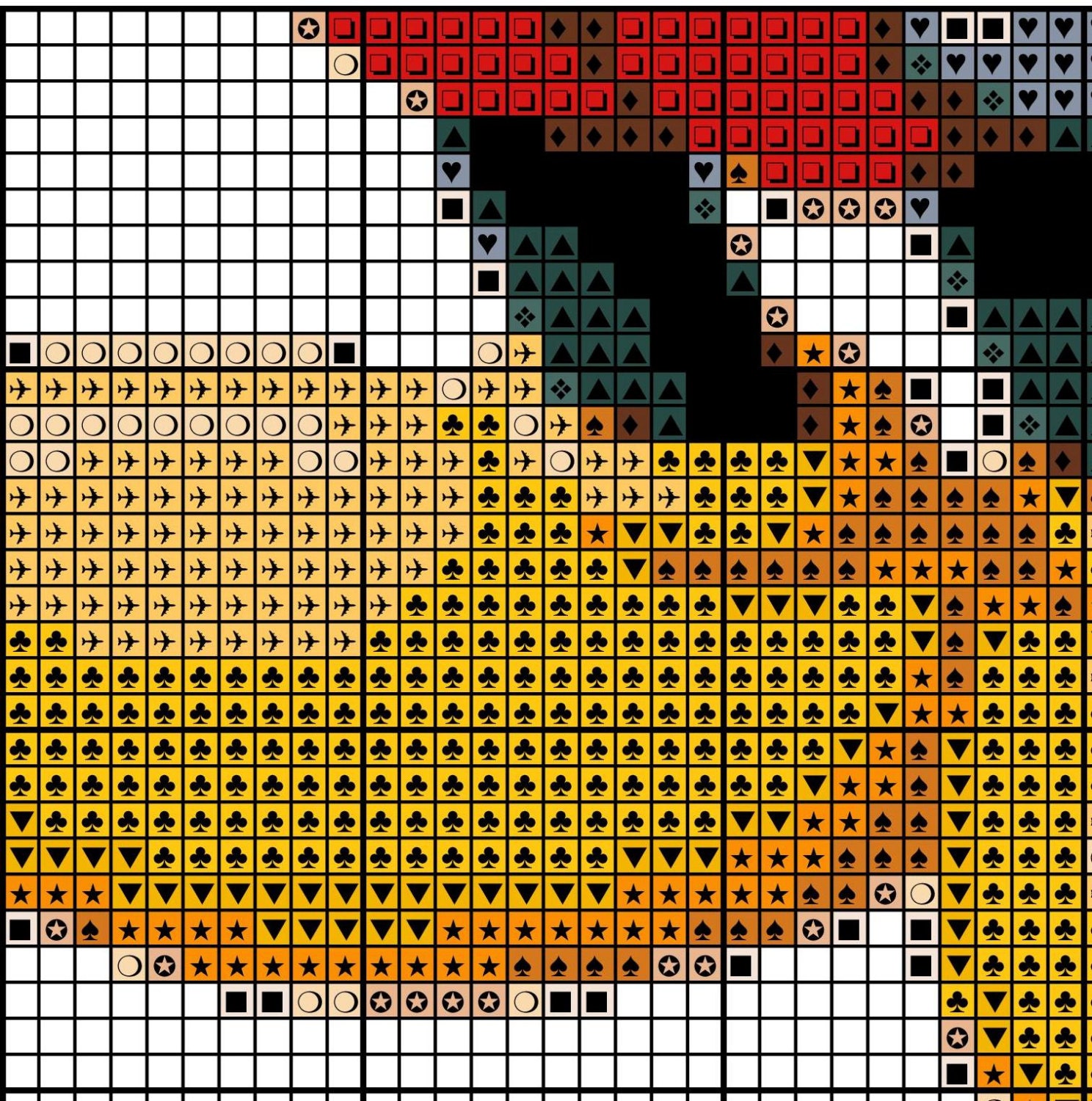 MICKEY MOUSE Cross Stitch Pattern PDF Embroidery Chart Cute Etsy Ireland