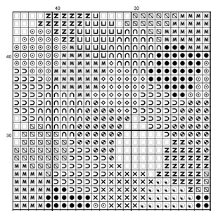 Peut inclure: Motif abstrait en noir et blanc avec des formes g&eacute;om&eacute;triques, y compris des carr&eacute;s, des cercles et des demi-cercles. Le motif est dispos&eacute; en grille.