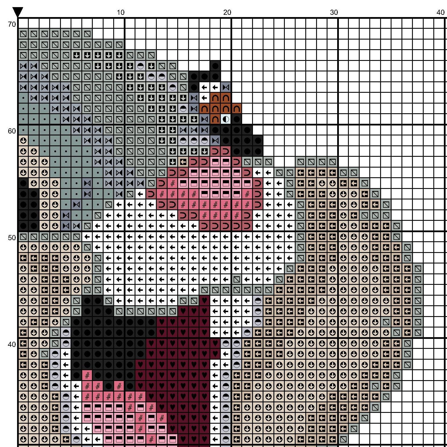THUMPER RABBIT Cross Stitch Pattern PDF, Embroidery Cute Nursery Decor ...