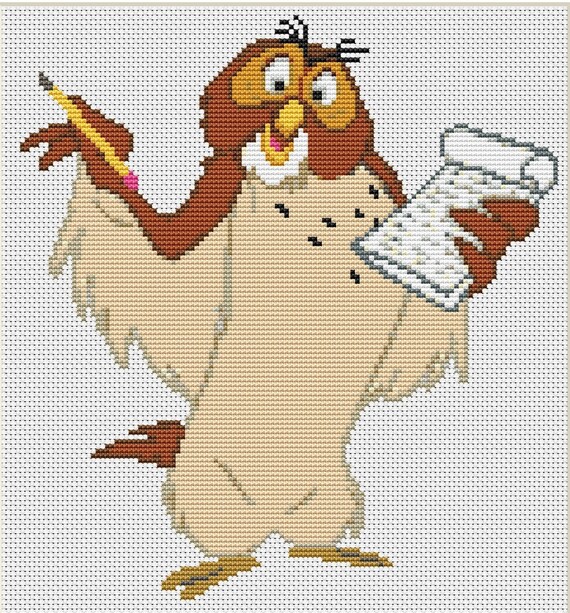 Owl Cross Stitch Chart