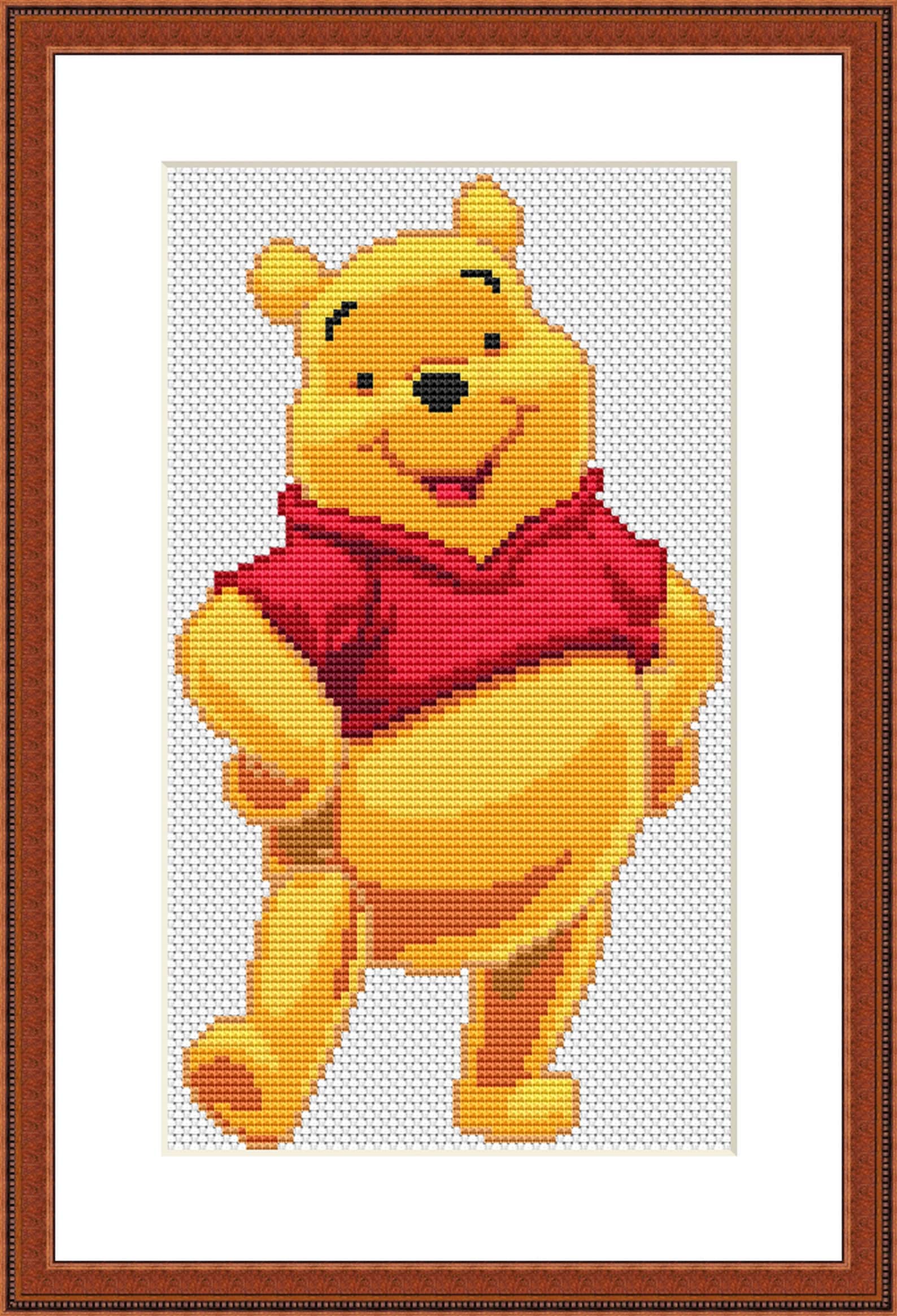 WINNIE the POOH Cross Stitch Pattern PDF Embroidery Chart Etsy