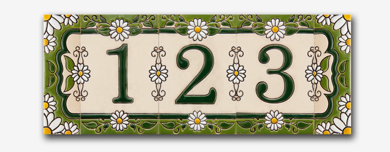 Handmade Ceramic House Number Tiles DAISY Large Size Etsy Australia