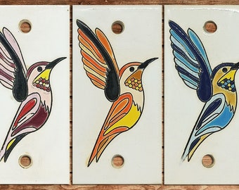 HANDMADE CERAMIC TILES for decorating wall, patio or numbers