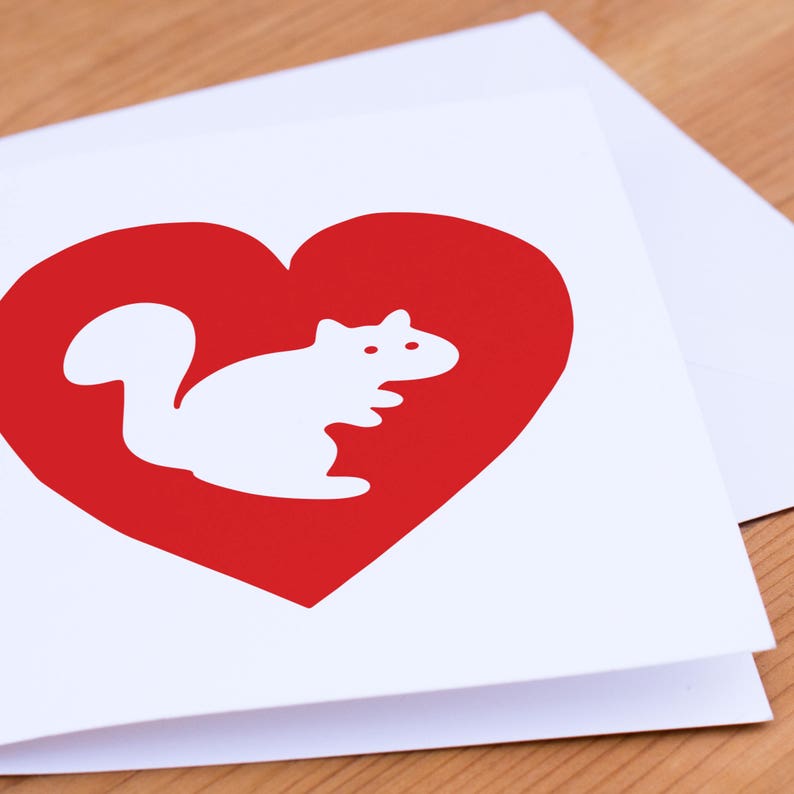 White Squirrel Heart