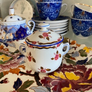 Manufactura de Limoges F.Legrand & Cie porcelana crema período art deco