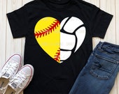 Softball svg, baseball svg, volleyball svg, SVG, DXF, EPS, ball svg file, sports monogram, shirt, shirt design digital download, designs