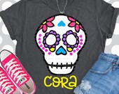 Sugar skull svg, Halloween svg, skull svg, skeleton svg, dia de los muertos, svg, shirt, halloween, DXF, coco svg, skull, halloween costume