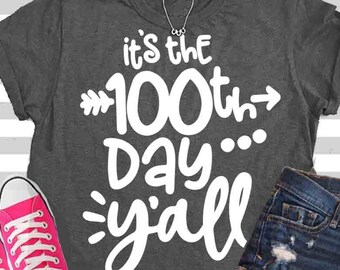 teacher 100th day etsy
