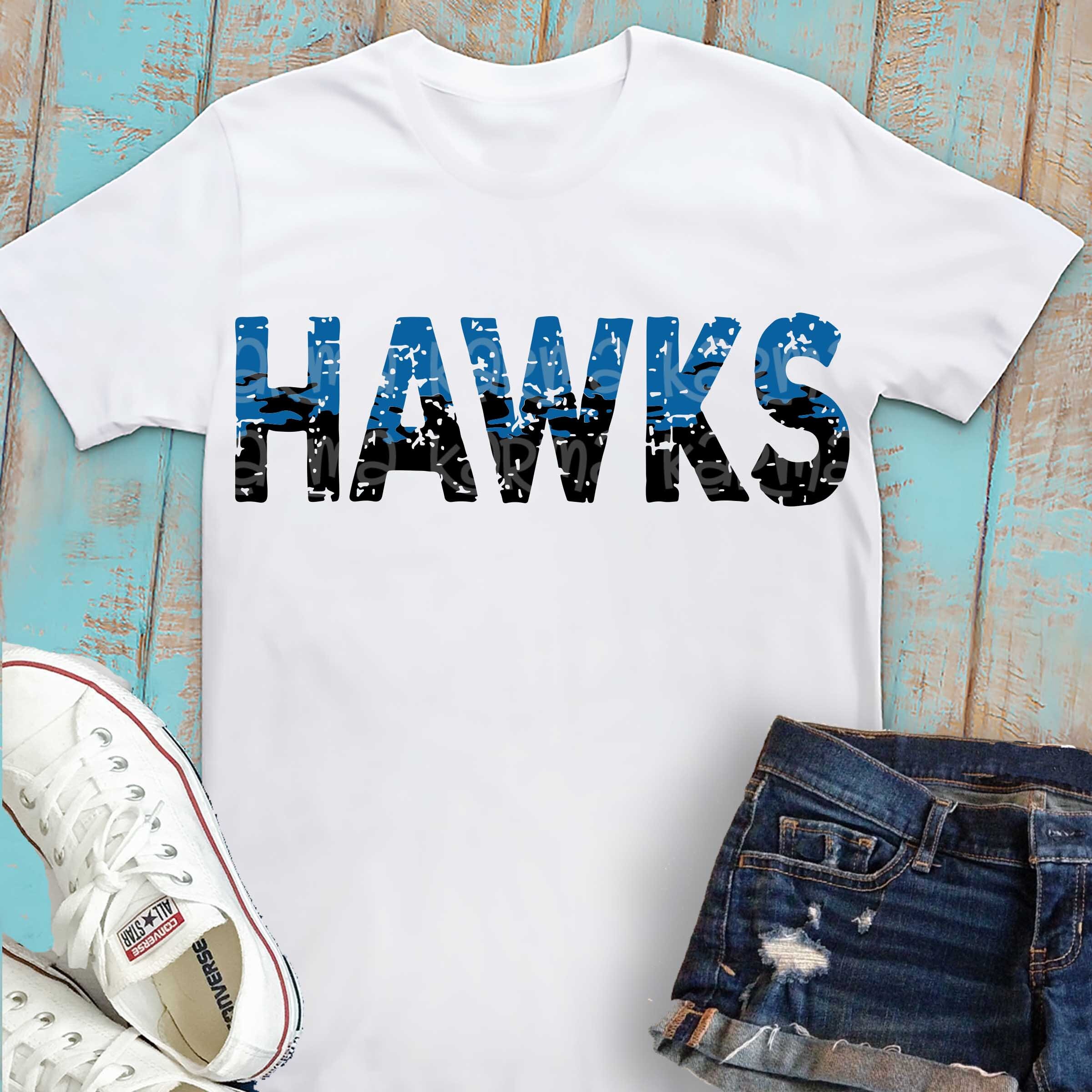Hawks svg Hawks shirt OMBRE grunge svg hawk svg | Etsy