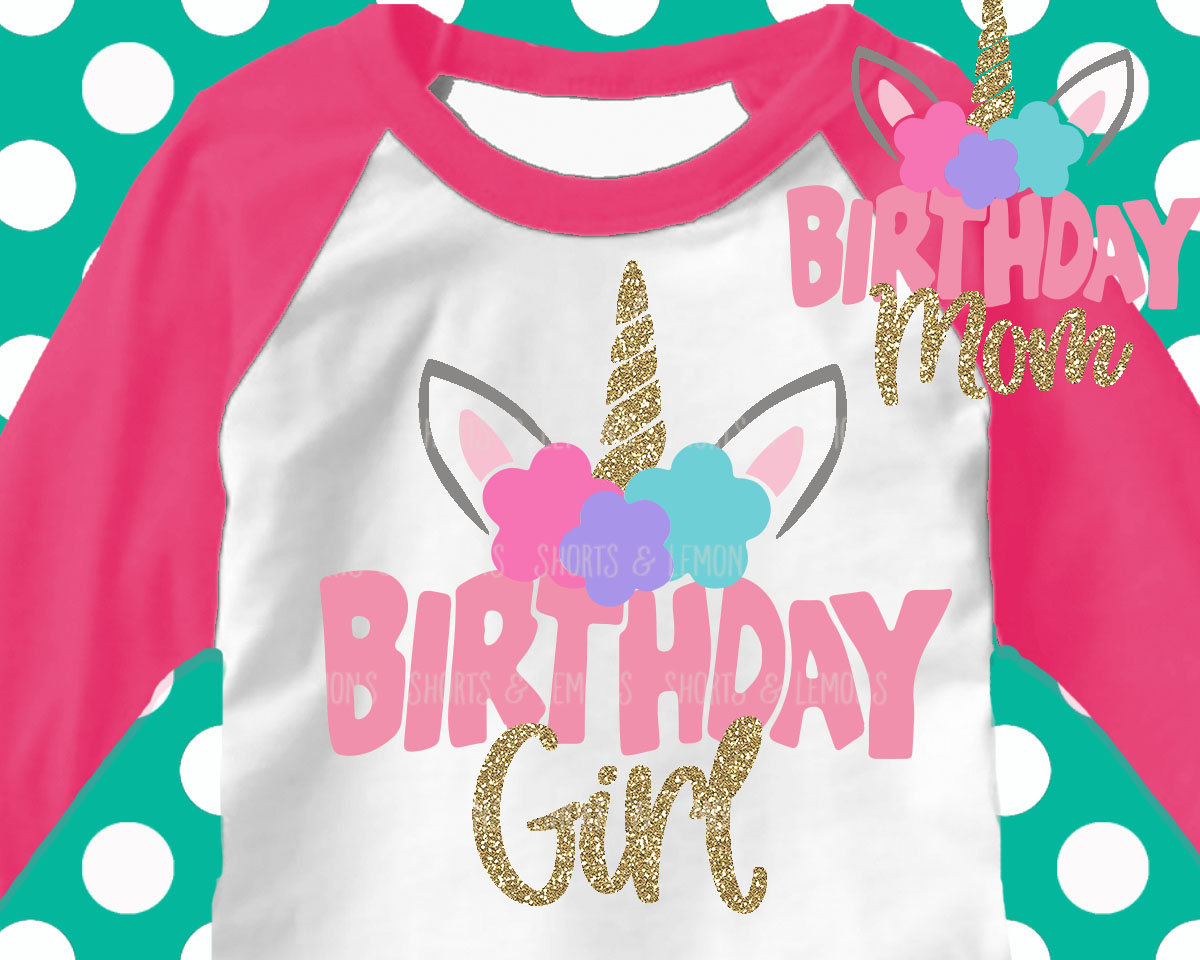 Download Unicorn svg Birthday girl svg birthday mom svg unicorn ...