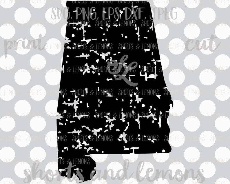 Download Alabama SVG Alabama grunge svg distressed svg Alabama dxf | Etsy