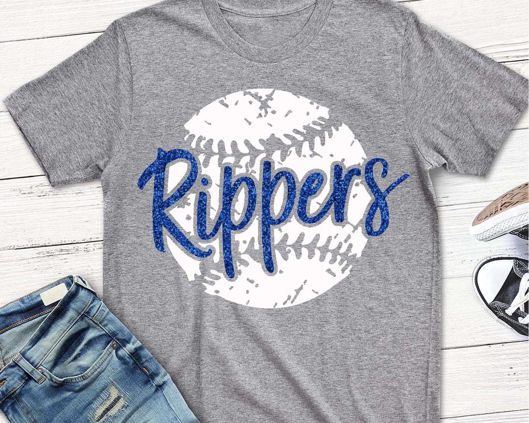 Rippers Svg Baseball Svg Rippers Baseball Distressed Svg - Etsy