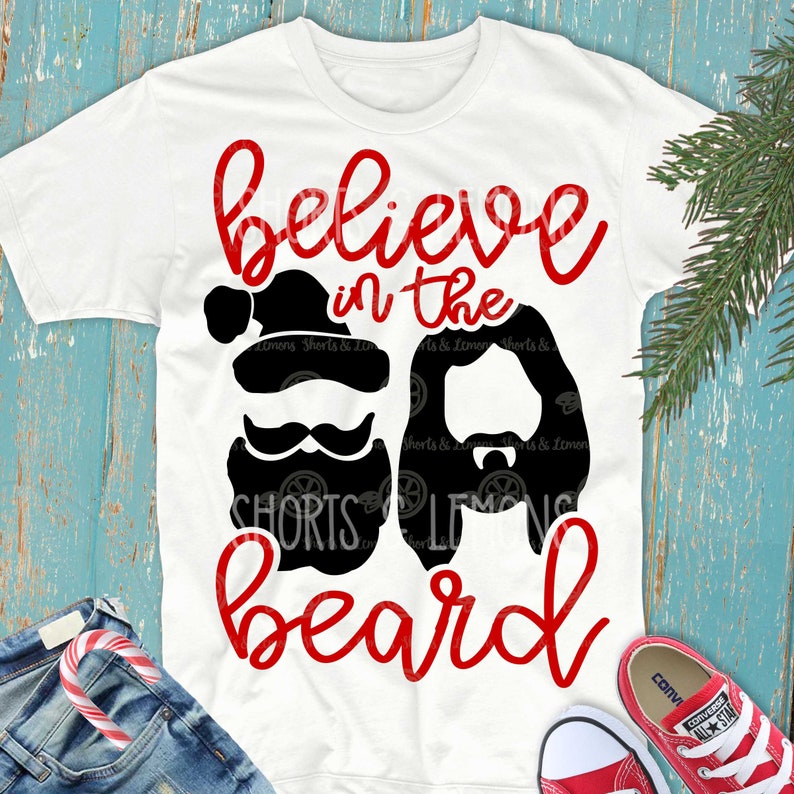Download Believe in the beard svg christmas svg jesus svg santa svg ...