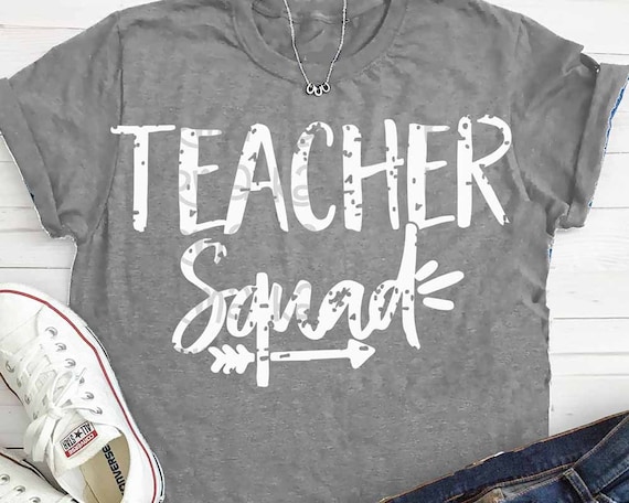 Download Teacher svg Teacher squad svg teacher shirt teacher gift | Etsy