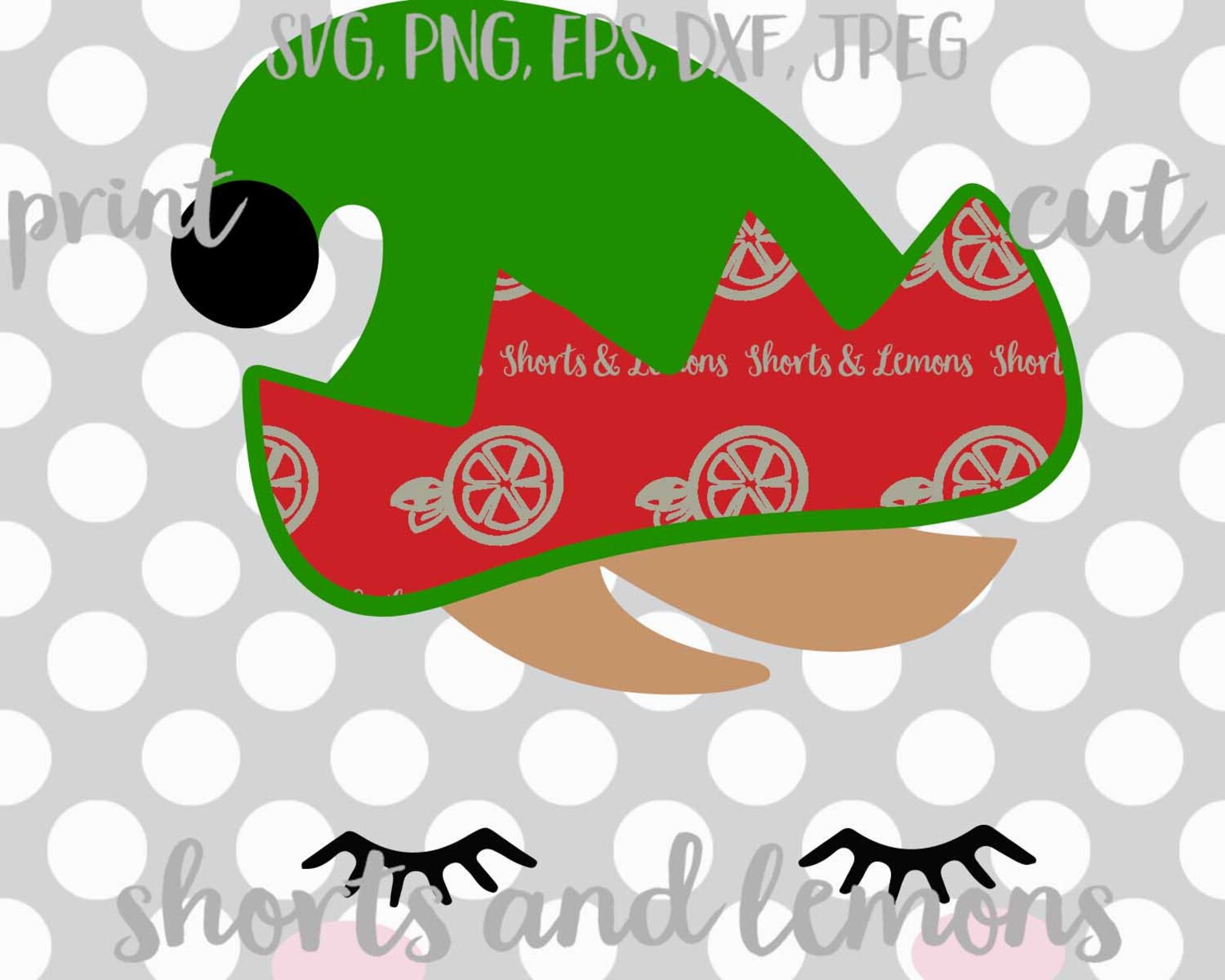 Elf Svg Elf Face Svg Kids Christmas Svg Christmas SVG DXF | Etsy