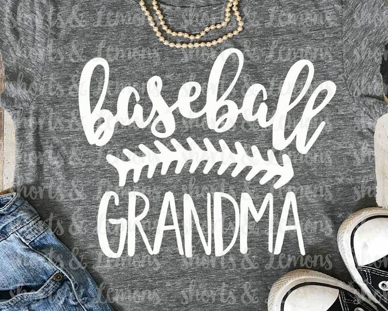 Download Baseball Grandma svg SVG DxF EpS Cut file Baseball svg | Etsy