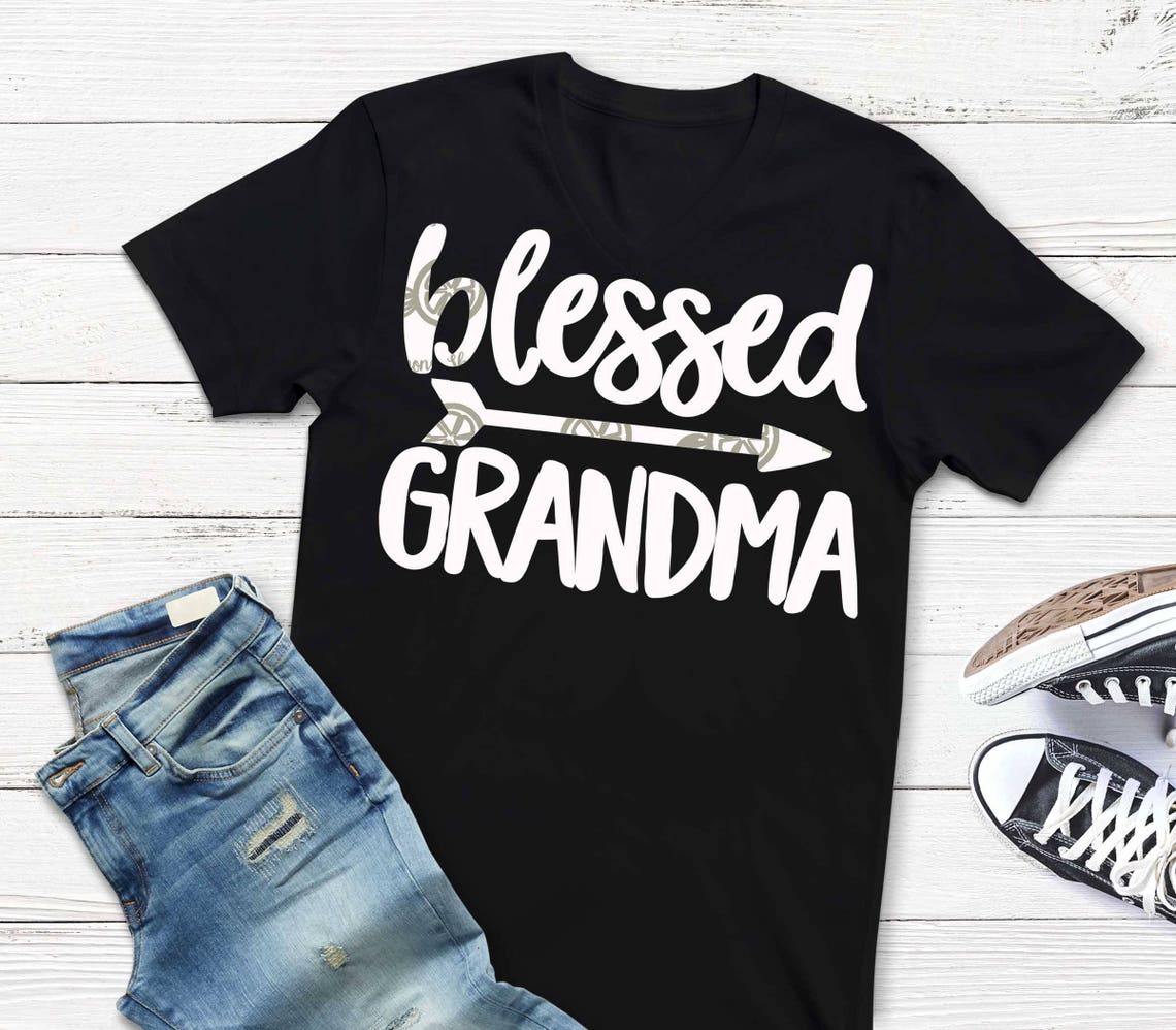 Grandma Svg Blessed Svg Grandma Shirt Mothers Day SVG DXF | Etsy