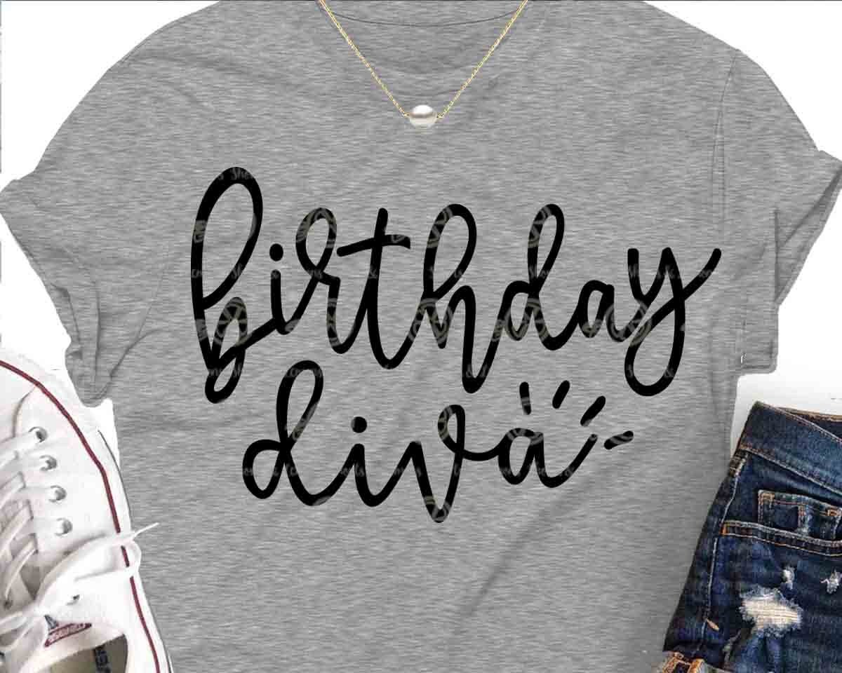 Download birthday diva svg birthday svg its my birthday svg diva | Etsy