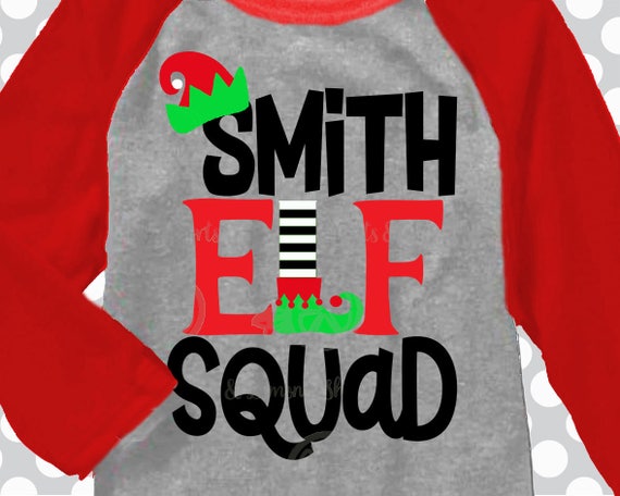 Download Free Elf Squad Svg Christmas Svg Family Christmas Shirts Iron Etsy SVG DXF Cut File