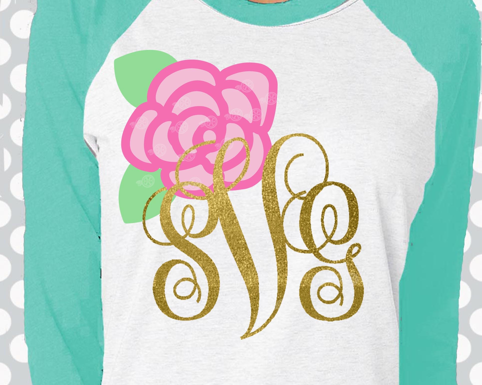 Free Free 142 Flower Svg Monogram SVG PNG EPS DXF File