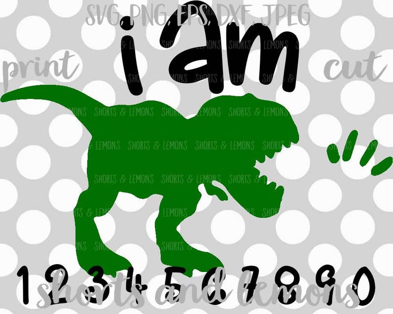 Download Dinosaur svg boys birthday SVG birthday 1st 2nd 3rd 4th | Etsy