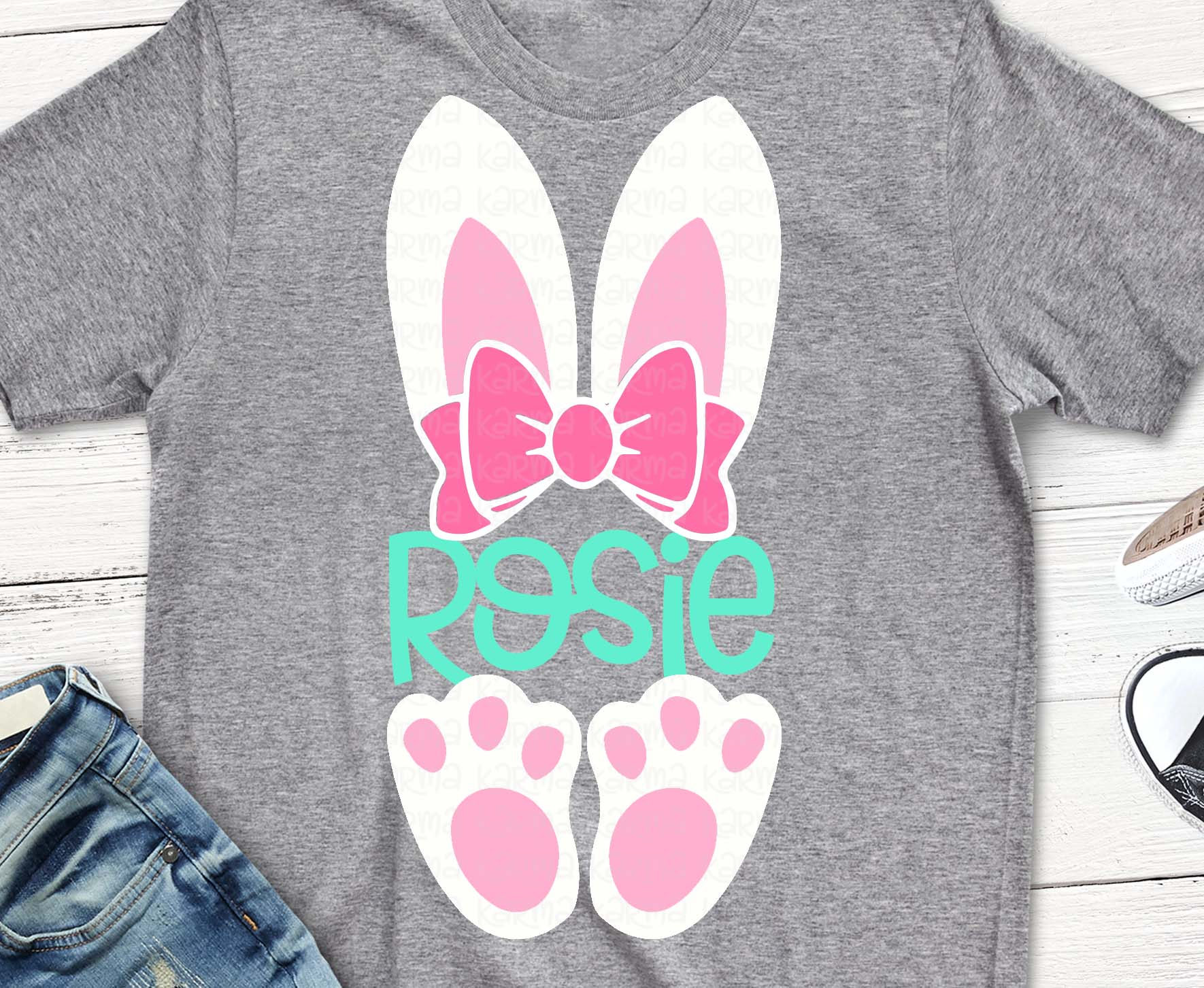 Easter Svg Bunny Svg Easter Bunny Svg Girls Easter Shirt - Etsy