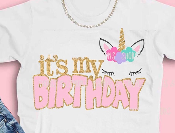 Download Unicorn Svg Unicorn Birthday Unicorn Svg 2 Colors Birthday Etsy