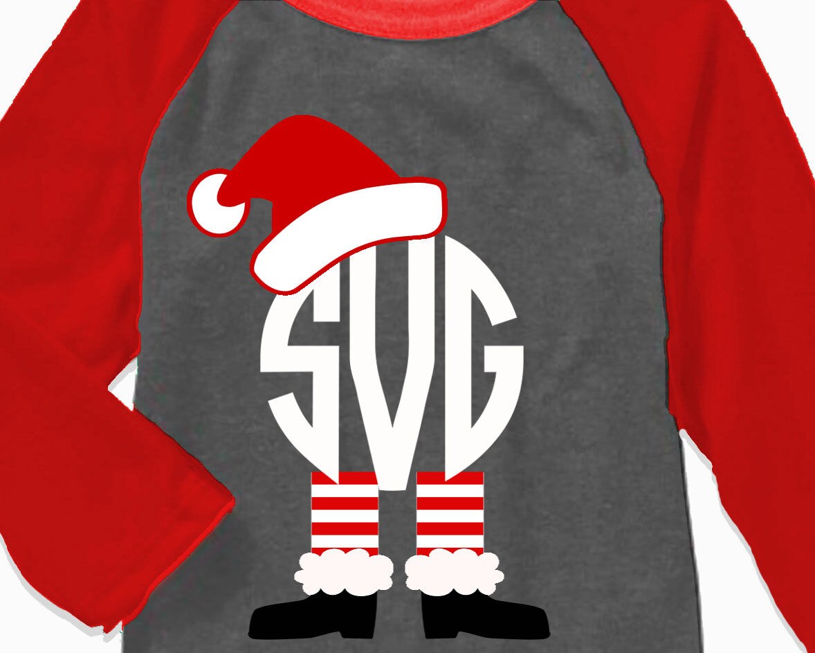 Download Christmas SVG Santa svg Santa Legs SVG Santa shirt Santa ...