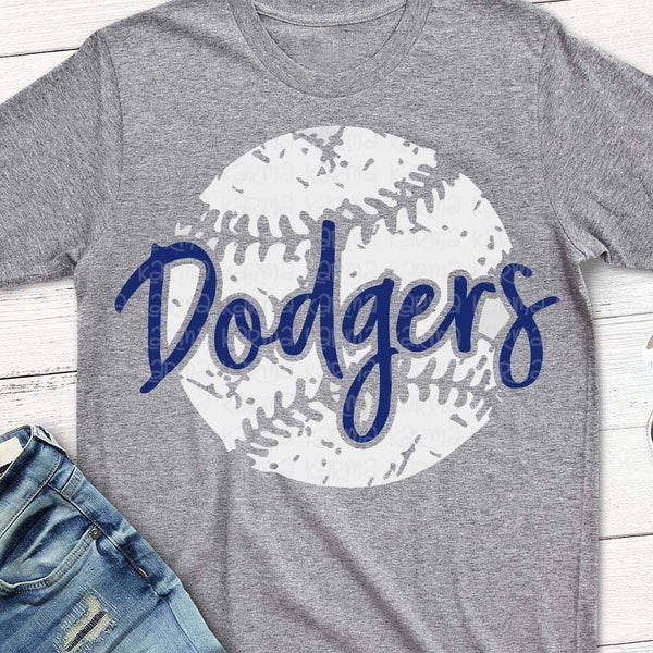 Dodgers svg, Baseball svg, Dodgers, baseball, distressed svg file, Download, shorts and lemons, shortsandlemons, commercial use, svg, dxf