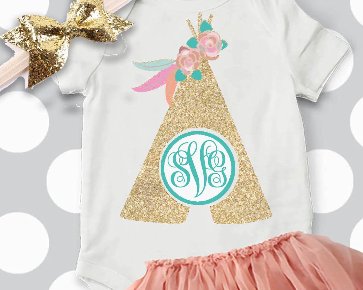 Download teepee monogram svg feather Monogram svg cutting files | Etsy