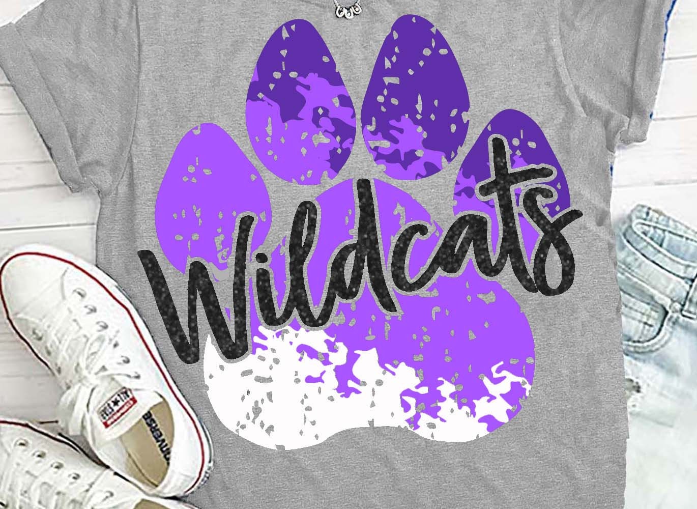 Wildcats Svg Wildcat Svg Ombre Svg Paw Svg Svg Wildcats - Etsy