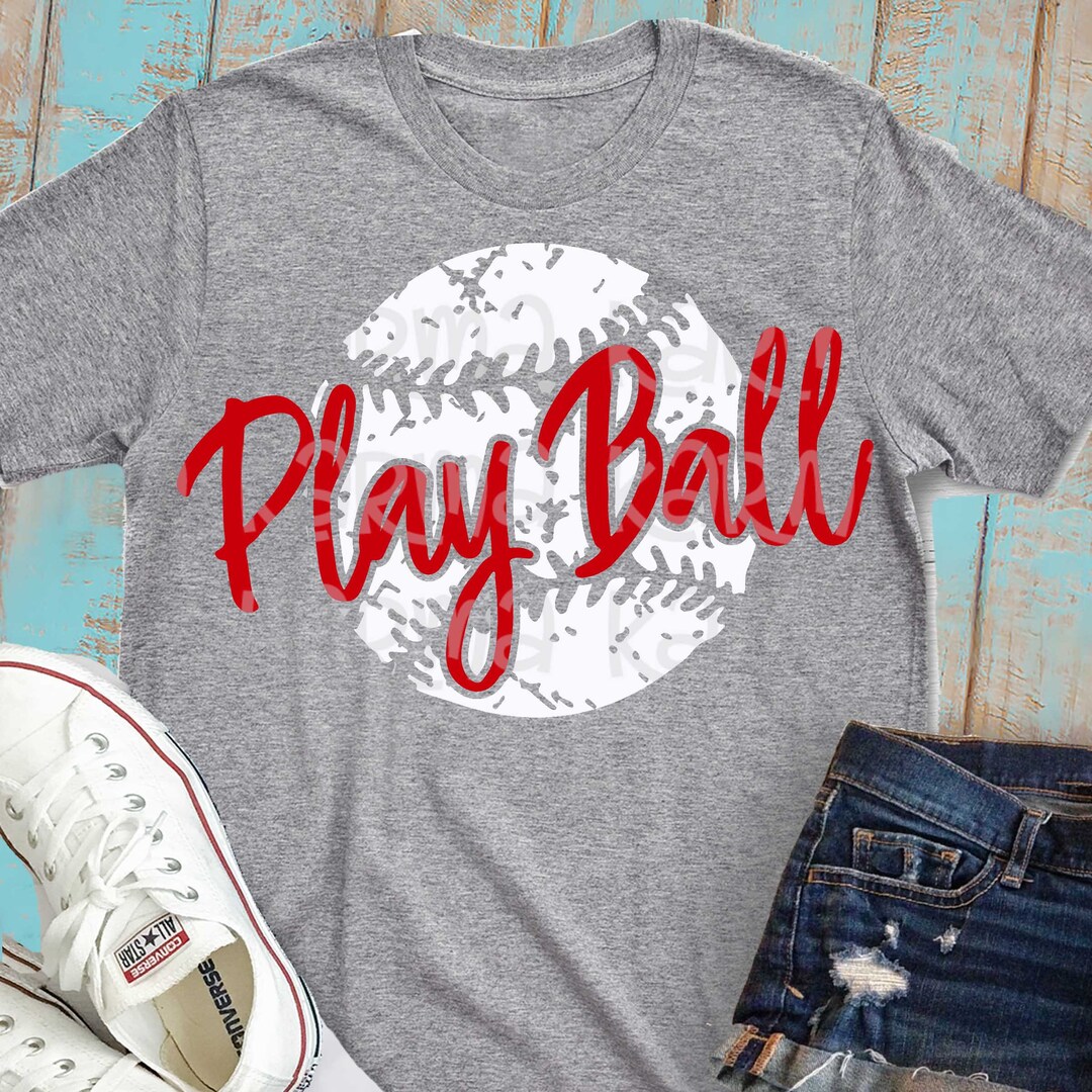 Play Ball Svg, Baseball Svg, Baseball Mom, Svg, Shirt, Distressed Svg