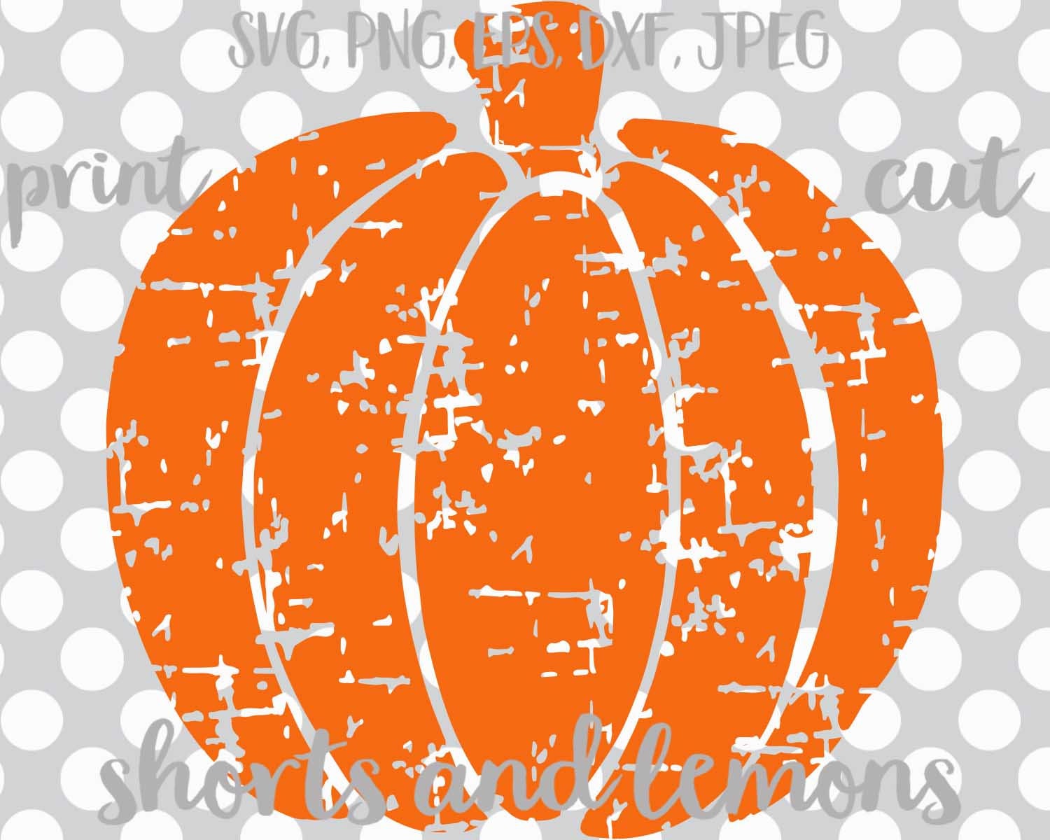 Pumpkin Svg Grunge Svg Halloween Svg SVG Thanksgiving Svg | Etsy