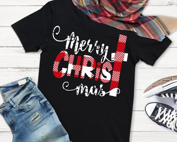 Download Merry ChrisTmas svg grunge svg Christmas svg SVG Plaid | Etsy
