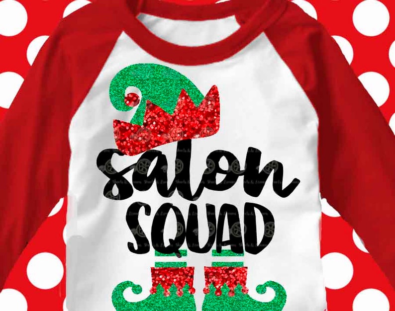 Salon Svg Elf Squad Svg Christmas Svg Stylist Stylist Svg Etsy