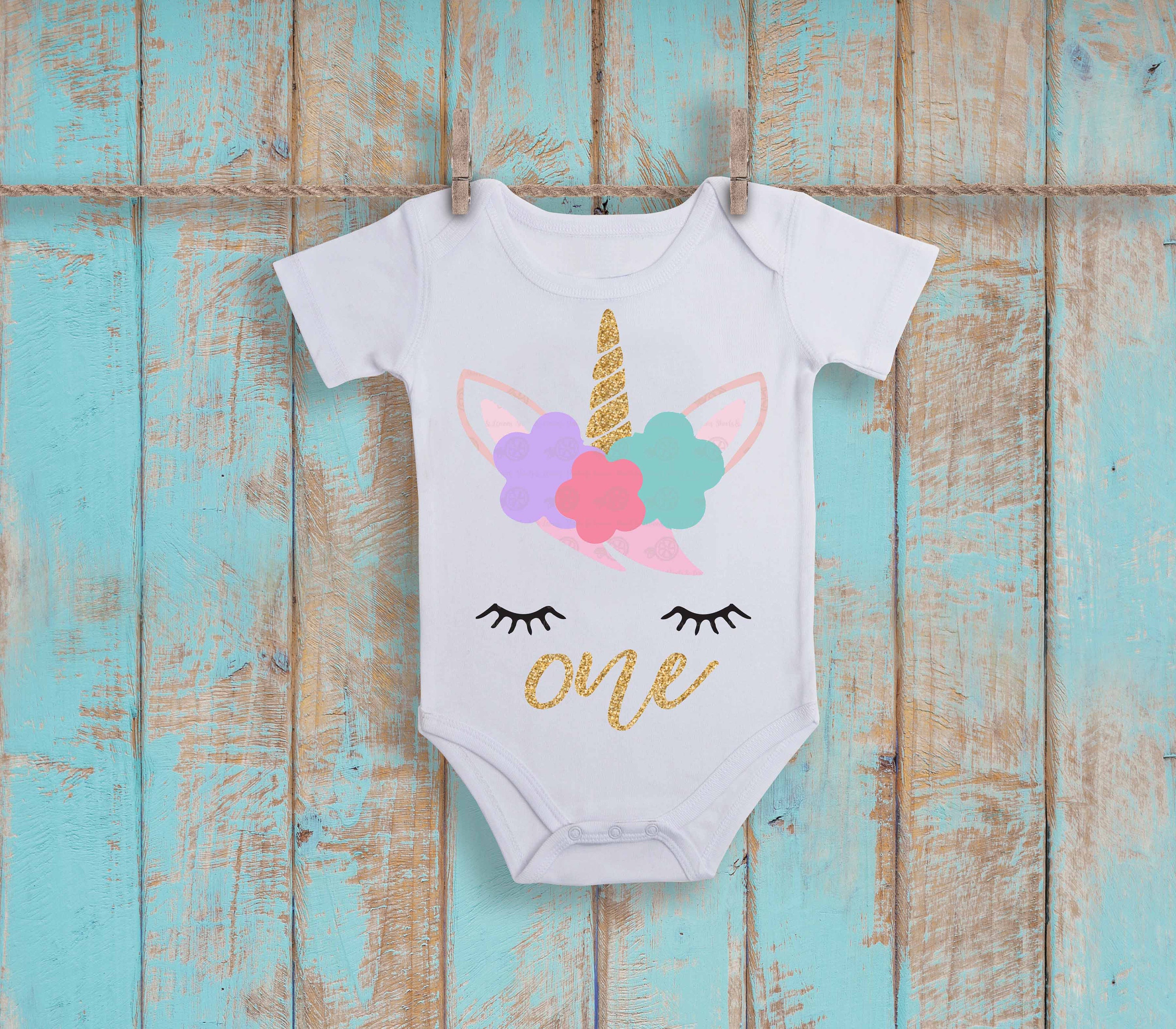 Download First birthday svg unicorn svg 1st birthday svg 1 svg svg | Etsy