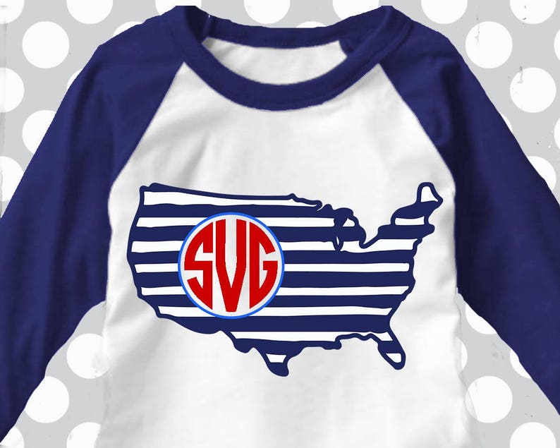 Fourth of July svg baseball svg 4th of july svg Monogram ...
