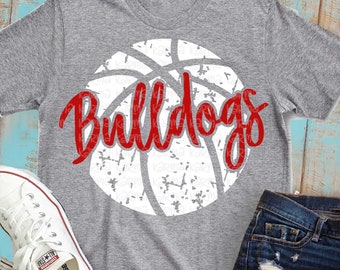 bulldogs svg, basketball svg, bulldogs, svg, basketball Mom, basketball, shirt, dxf, svg, png, grunge, shortsandlemons, digital download