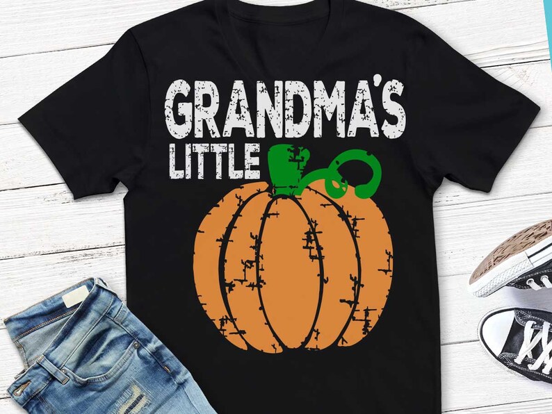 Download Grandma's Little Pumpkin svg halloween svg Thanksgiving | Etsy