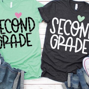 Second grade squad svg, Teacher, svg, 2nd grade svg, 2nd grade, shirt, 2nd  grade, svgs, school svg, shorts and lemons, shortsandlemons