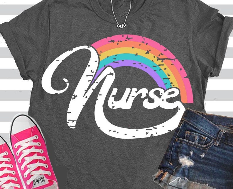 Download Nurse svg Retro rainbow svg Back to school svg rainbow | Etsy