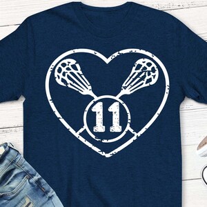 Diseño de corazón para mamá de lacrosse (svg, png, dxf, pdf) (Descarga digital)