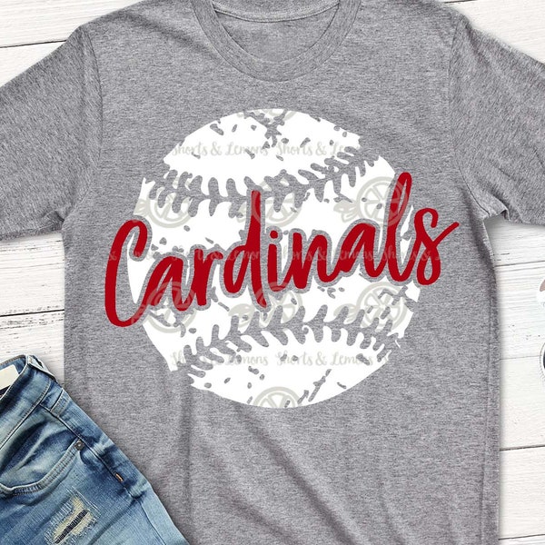 cardinals, baseball, baseball Cardinals svg, baseball shirt, baseball svg, Digital file, printable, shorts and lemons, shortsandlemons