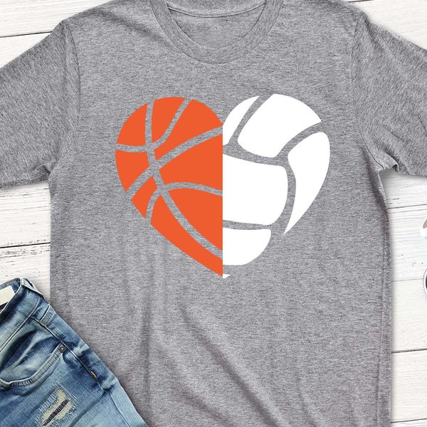 Basketball svg, volleyball svg, mom, svg, shirt, DXF, shorts and lemons, heart, balls, sports, shirt design digital download, designs