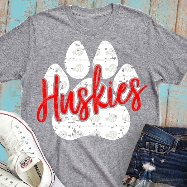 Huskies svg, paw, Huskies, grunge, svg, dxf, shorts and lemons, husky, shortsandlemons, basketball, baseball, football, volleyball, cheer