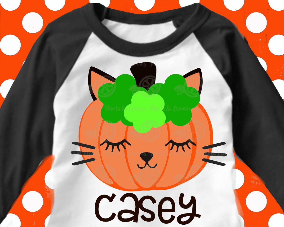 Download Pumpkin svg halloween svg Cat svg Halloween dxf Pumpkin | Etsy